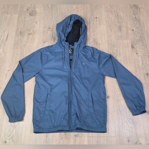 Volcom Men's Slate Blue Windbreaker Jacket